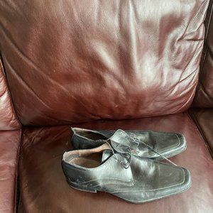 ID BROWN 100% LEATHER MEN SHOES SIZE EU45